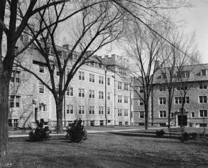 Gentry Hall as it appeared in 1952. Today, Gentry Hall provides space for CAFNR’s Division of Applied Social Sciences, Agricultural Education, Agricultural Journalism, Rural Sociology, Community Development Extension, ExCEED (Extension Community Economic and Entrepreneurial Development program), CAFNR Communications, the Cambio Center, Black Studies, Human Development and Family Studies, and Building Technology.
