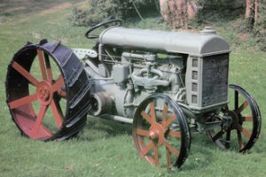 During World War I, Mumford encouraged farmers to boost production to 42 bushels an acre by adopting mechanization such as the Fordson tractor. Missouri farmers listened and a staple of the state's economy to that time, the Missouri mule, passed into the history books. Courtesy New Holland Corporation.