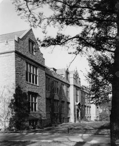 The Agriculture Buidling, one of several major buildings constructed during Mumford's tenure, was renamed Mumford Hall. It served as the headquarters for the College of Agriculture unti the current Agriculture Building opened during the Kennedy Administration. Courtesy University Missouri Archives.