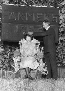 In 1920, Mumford crowned Miss Missouri Farmer at the Farmers' Fair. Six years before, he began one of the first degree programs for women in the sciences. Courtesy Univerity of Missouri Archives.