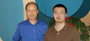 Jinglu Tan, director of food systems and bioengineering at CAFNR, and David Guo, a postdoctoral research associate who has been working on this research with Tan for eight years. 