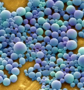 Nanoparticles created by Northwestern University. Courtesy McCormick School of Engineering, Northwestern University, Evanston, Ill.