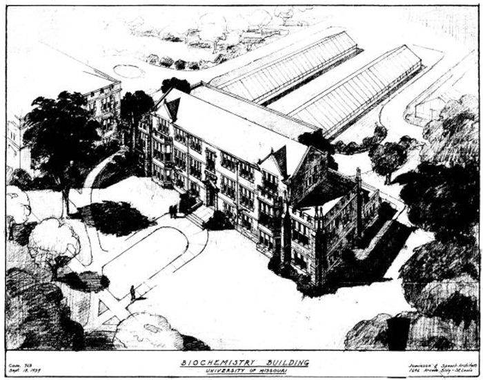 Artist Rendering Curtis Hall 1939