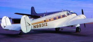 Mizzou's second airplane, serial number AF-645, was built in 1943 and served in the Army Air Corps before being released to civilian use. This airplane is still flying. Courtesy Beech Historical Society.