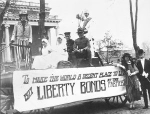 Buy Bonds float 1918. Courtesy University Archives.