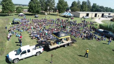 Numerous students attended the Southwest Research Center Career Exploration Day in September. The event allows high school students to get a glimpse of the possible careers in agriculture and natural resources. Photo courtesy of David Cope.