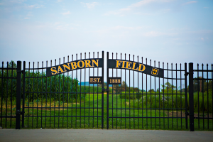 Sanborn Field gate