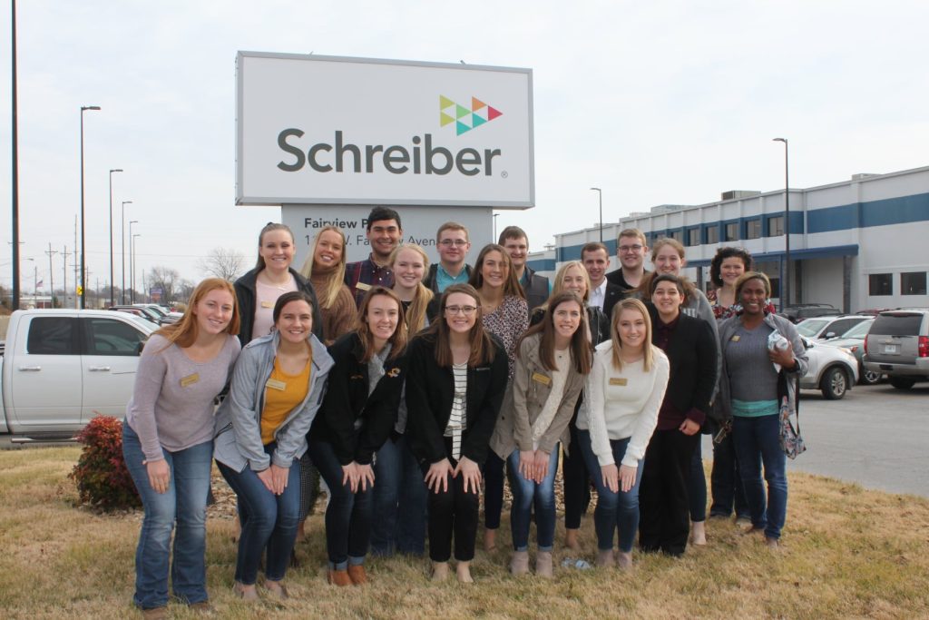 The Agribusiness Career Connections Program is designed to connect CAFNR undergraduates to various agribusinesses located throughout the Midwest. It is sponsored, in part, by the John Brown Scholars Fund. Photo courtesy of Bryan Garton.