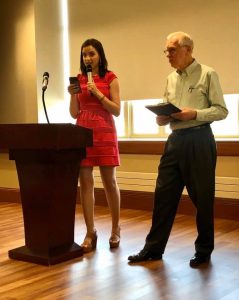 Holly Enowski and Ken Schneeberger address participants of the 2020 Missouri Youth Institute. This year marks the fifth anniversary of the institute. Photo courtesy of Keegan Kautzky.