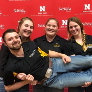Filley, Shanks and Tarpey are all animal sciences majors. Blank is an agricultural education and leadership major and is minoring in animal sciences. 