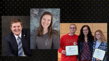 Four CAFNR students were selected as recipients of the MU Award for Academic Distinction.