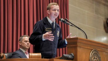 Paxton Dahmer was recently named the 2020-21 Central Region Vice President. He becomes the first national FFA officer from Missouri since 2007 and just the third since 2000. Photo courtesy of Paxton Dahmer.