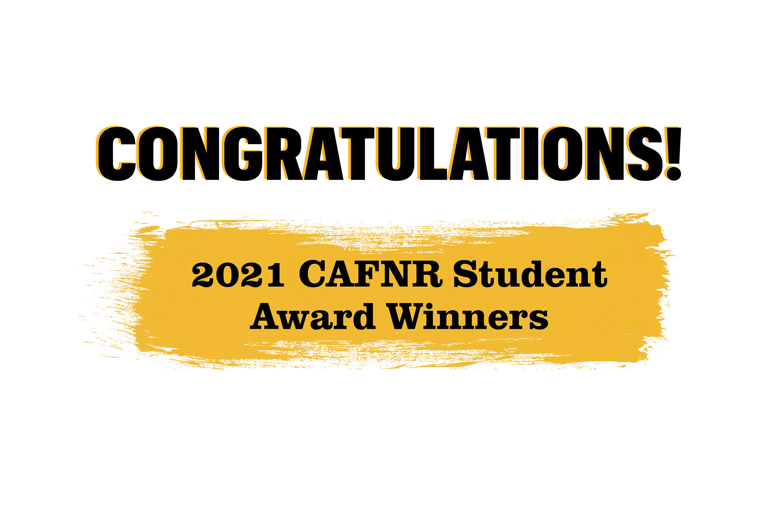 2021 CAFNR Student/Club Award Winners (click to read)
