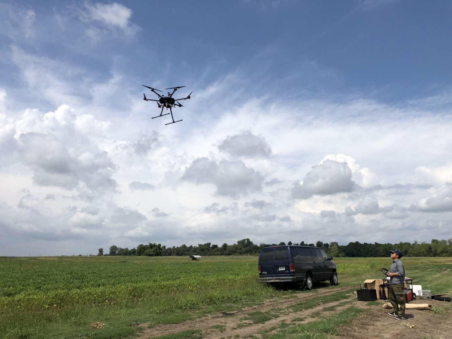 CAFNR Researchers use UAV Imagery, Artificial Intelligence to Improve Soybean Breeding (click to read)