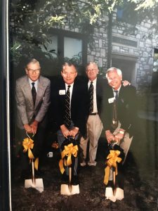 Ground breaking ceremony for Stringer Wing, Eckles Hall