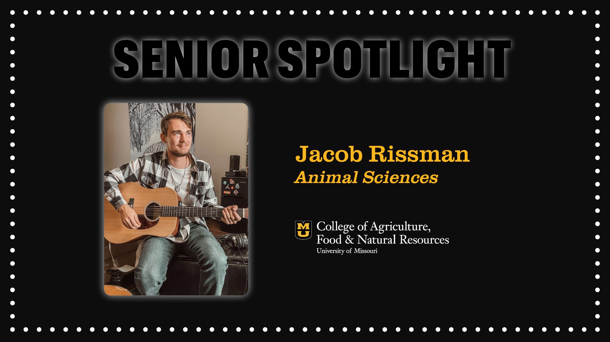Senior Spotlight: Jacob Rissman