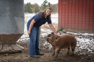 Phillips, who is from Mexico, Mo., was active in both 4-H and FFA throughout her youth and grew up around the farm life. Photo courtesy of Ellen Phillips.