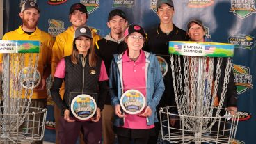 The University of Missouri men’s and women’s disc golf teams carried undefeated seasons into 2022 College Disc Golf National Championship competition, and both teams would end their seasons the same way – as national champions. Two CAFNR students played important roles in the wins – Alexis Kerman (pictured front row, far left) and Jared Brabant (pictured back row, far left). Kerman is a graduate student in natural resources, who also earned her undergraduate degree in parks, recreation and sport from MU. Brabant also received his bachelor’s degree from Mizzou, in natural resource science and management. He is currently a graduate student in plant, insect and microbial sciences. Photo courtesy of Jared Brabant.