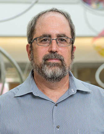 Ron Mittler poses in the Life Sciences Building on the Mizzou campus.