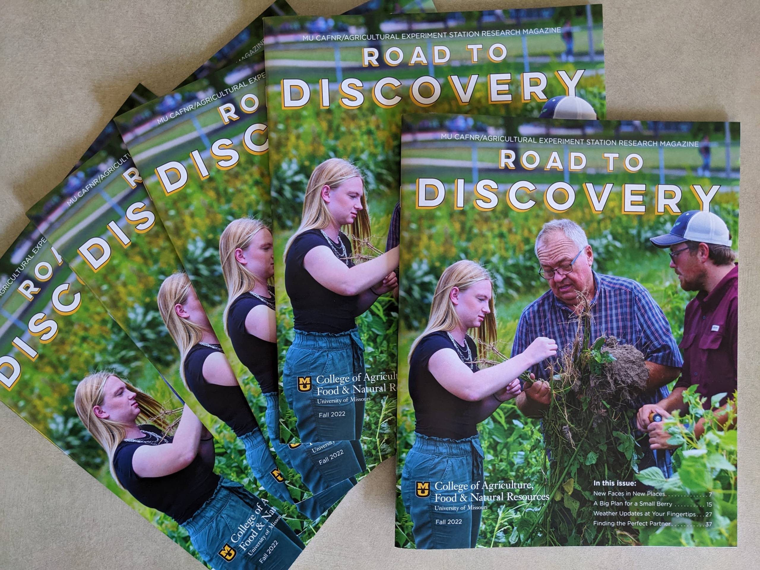 Road to Discovery, the Latest CAFNR Magazine, Available Now (click to read)