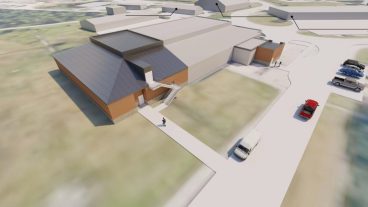 A 3D rendering of the expanded National Swine Resource and Research Center