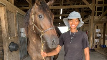 When Kaija Caldwell first arrived at the University of Missouri she wasn’t sure where her interest in animals was going to take her. Caldwell left Mizzou in 2020 with an animal sciences degree and the equine science and management certificate. She had also found a passion for horses. Photo courtesy of Kaija Caldwell.