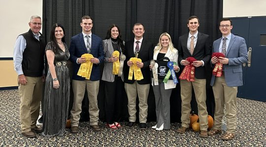 MU Collegiate Livestock Judging Team sees success at several fall contests (click to read)