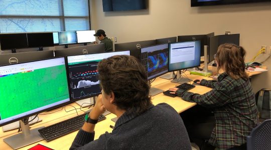 Meteorology students weather a storm of hands-on&nbsp;opportunities (click to read)