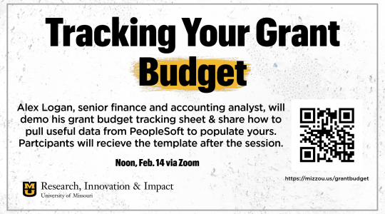 Tracking Your Grant Budget (click to read)