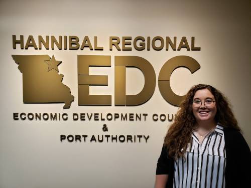 CAFNR Agribusiness Management Alumni Maria Kuhns was recently named Executive Director of the Hannibal Regional Development Council. Photo courtesy of Maria Kuhns.
