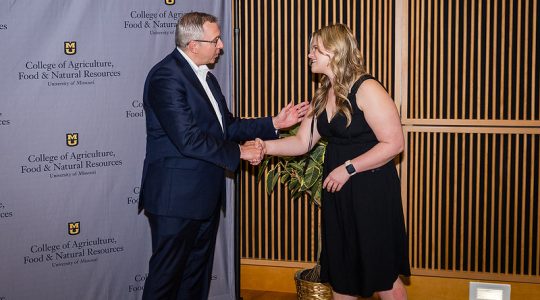 Riley M. Sullivan has received the 2025 CAFNR William R. Lamberson Distinguished Thesis Award as part of Celebration of&nbsp;Excellence (click to read)
