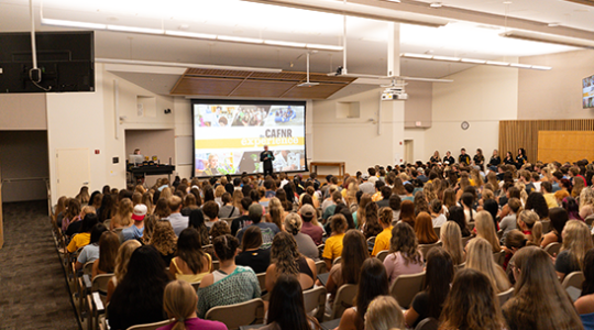 Welcoming our newest (and 2nd largest!) CAFNR&nbsp;class (click to read)