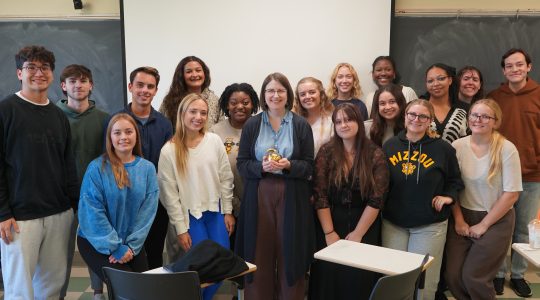 Advisor Alison Rutledge honored with Golden Apple&nbsp;Award (click to read)
