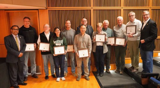 CAFNR honors top 10 faculty members in research&nbsp;funding (click to read)