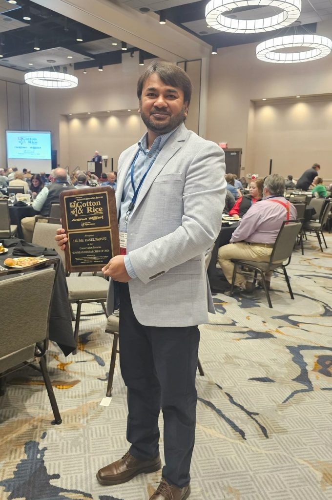 Rasel Parvej smiling.