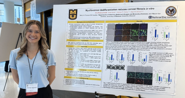 Eva Ruterschmidt presents research.