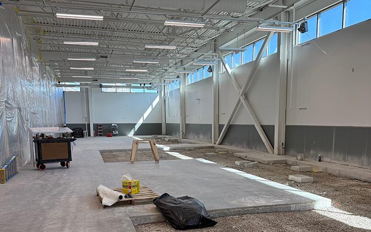 Construction on new SCN lab.