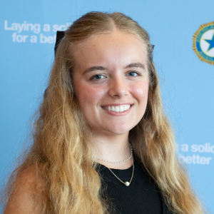 Gwynivere Newbrough smiling.