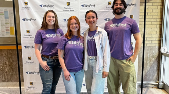 Animal sciences students receive recognition at American Statistical Association&nbsp;DataFest (click to read)