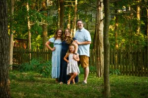Melanie and family.