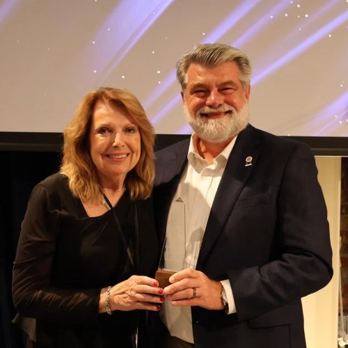 Geist presented Hallow Fame Award.