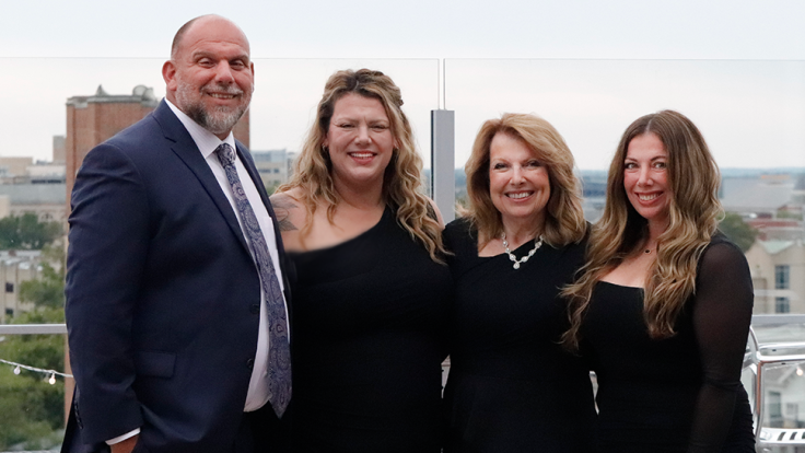 Linda Geist and her three children.
